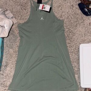 Jordan Women's Green Tank Top